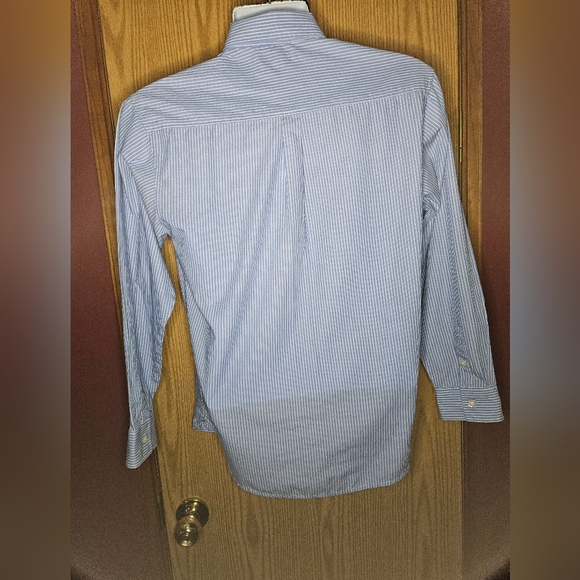 Nautica Men's Newport Striped Ribbed Cotton Long Sleeve Shirt - Picture 3 of 3